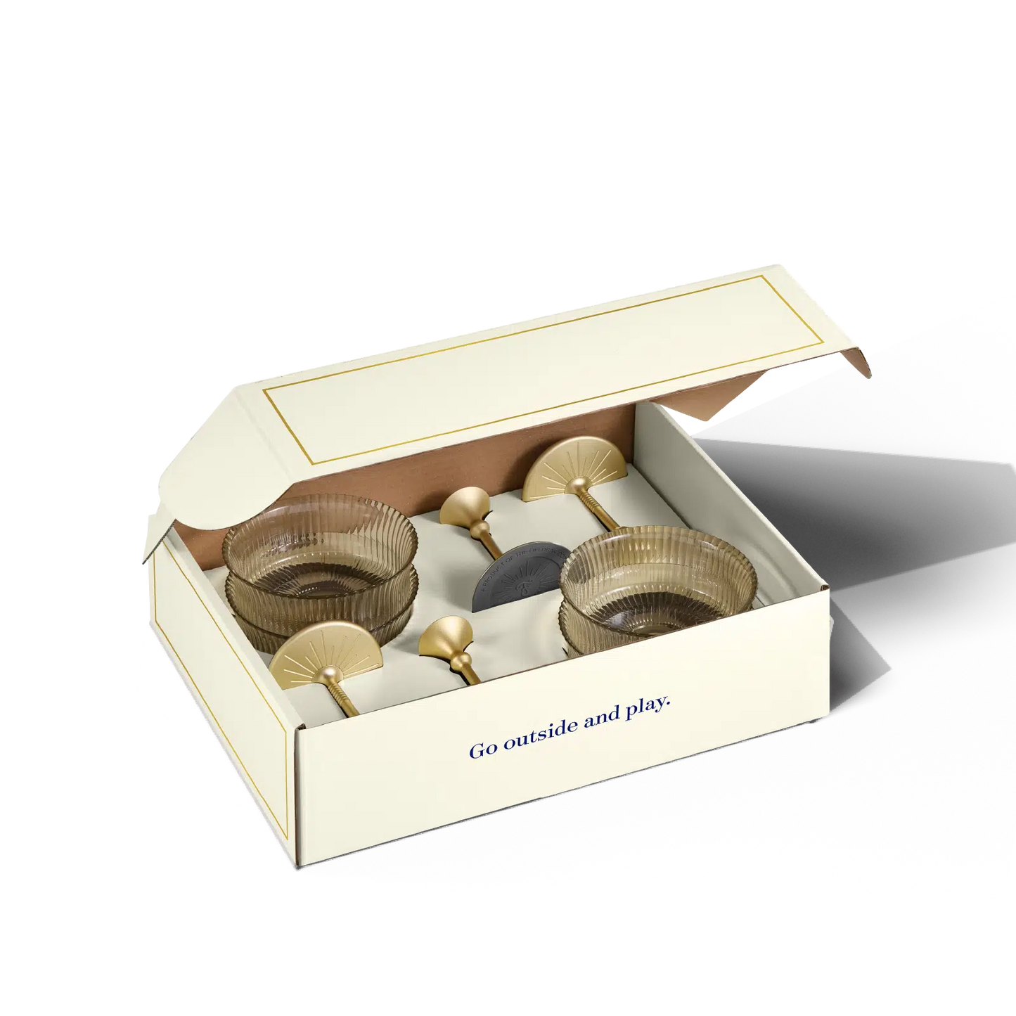 Sun Glasses Coupe Set of 4 / Safari White