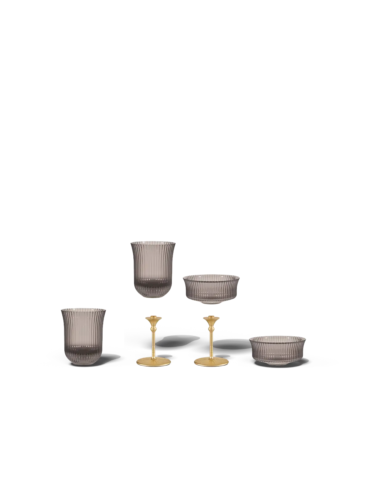 Sun Glasses Set – Wine & Coupe / Oyster Grey