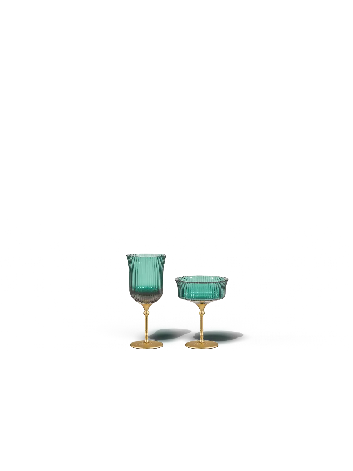 Sun Glasses Set – Wine & Coupe / Parisian Green