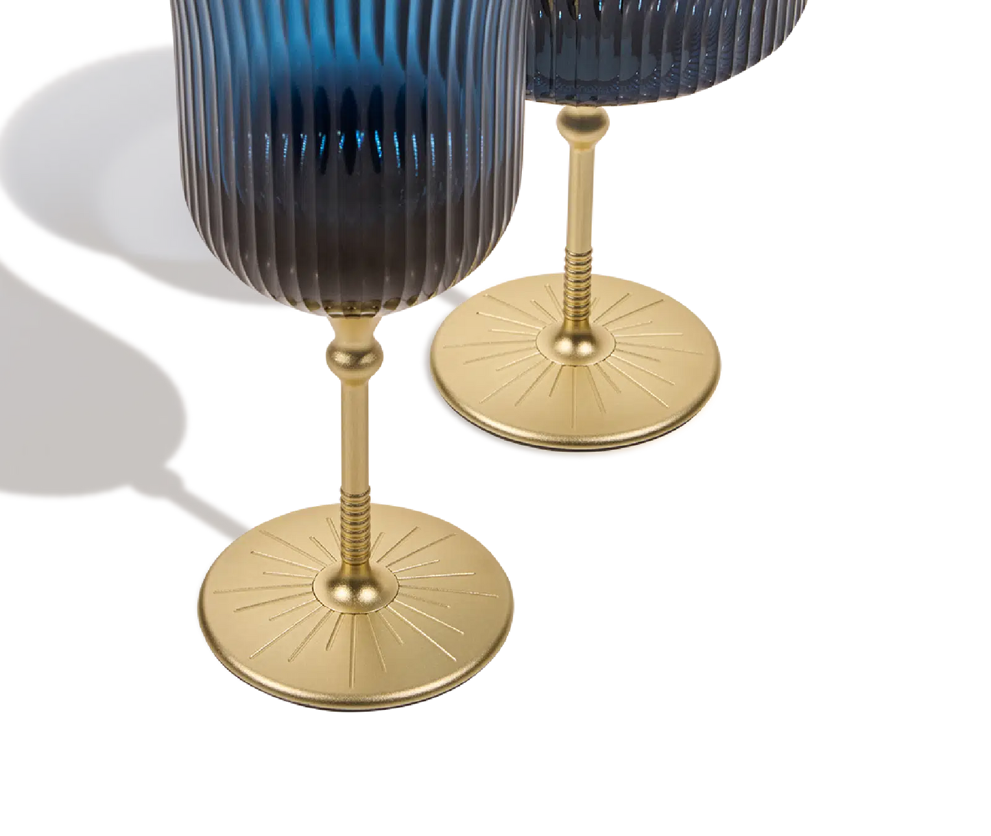 Sun Glasses Set – Wine & Coupe / Sea Boat Blue