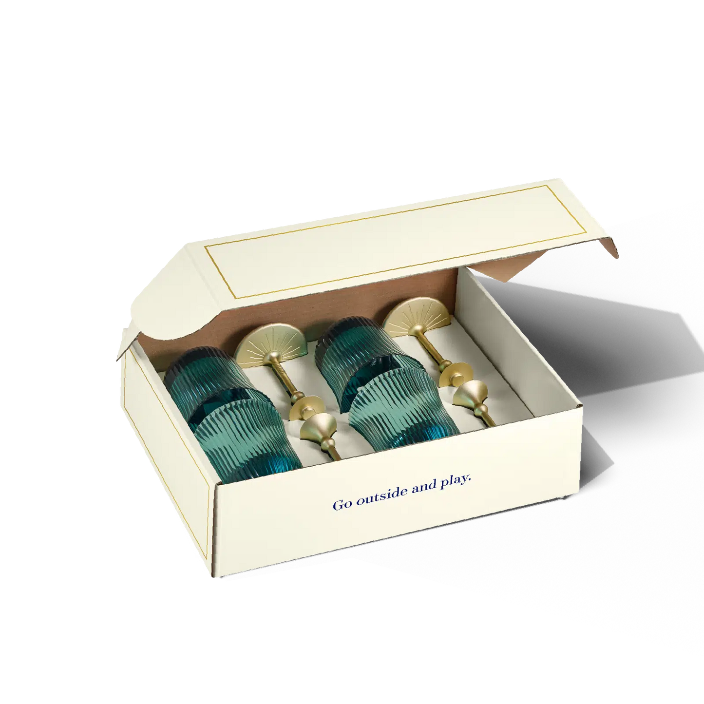 Sun Glasses Wine Set of 4 / Bazaruto Blue