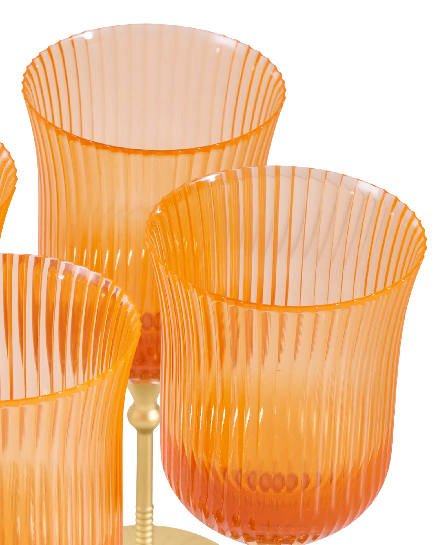 Sun Glasses Wine Set of 4 / Orchard Orange