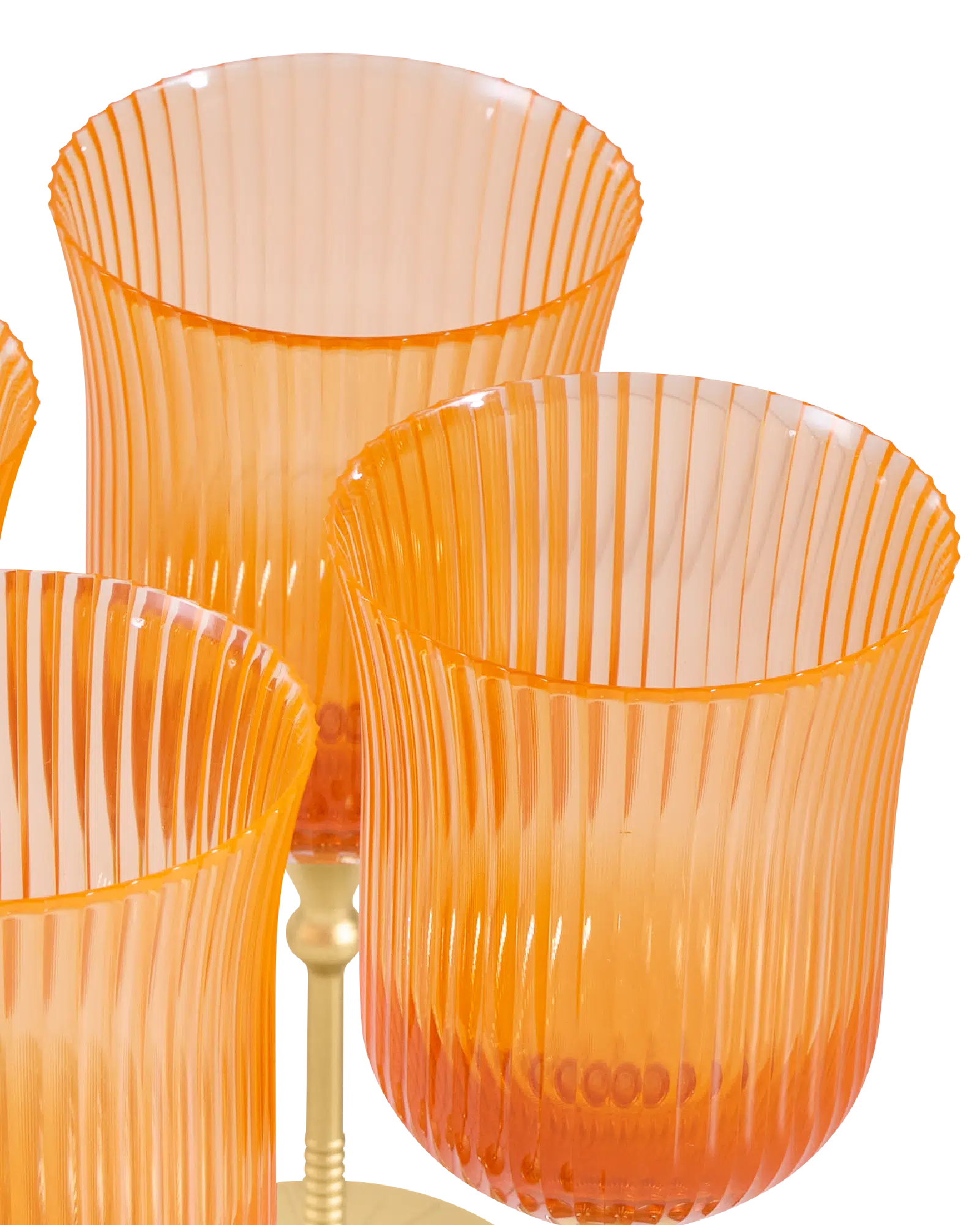 Sun Glasses Wine Set of 4 / Orchard Orange