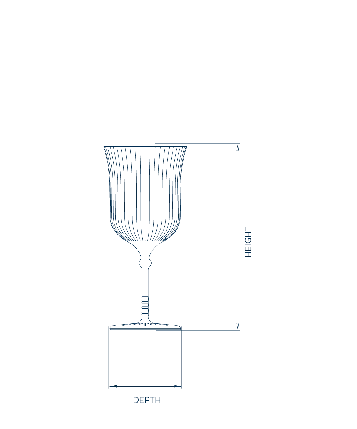 Sun Glasses Wine Set of 4 / Oyster Grey - Additional Image