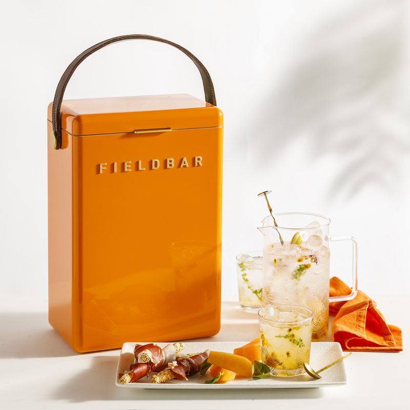 FIELDBAR - Orchard orange Drinks Box. 50 Hours Performance. Cooler box for sale 