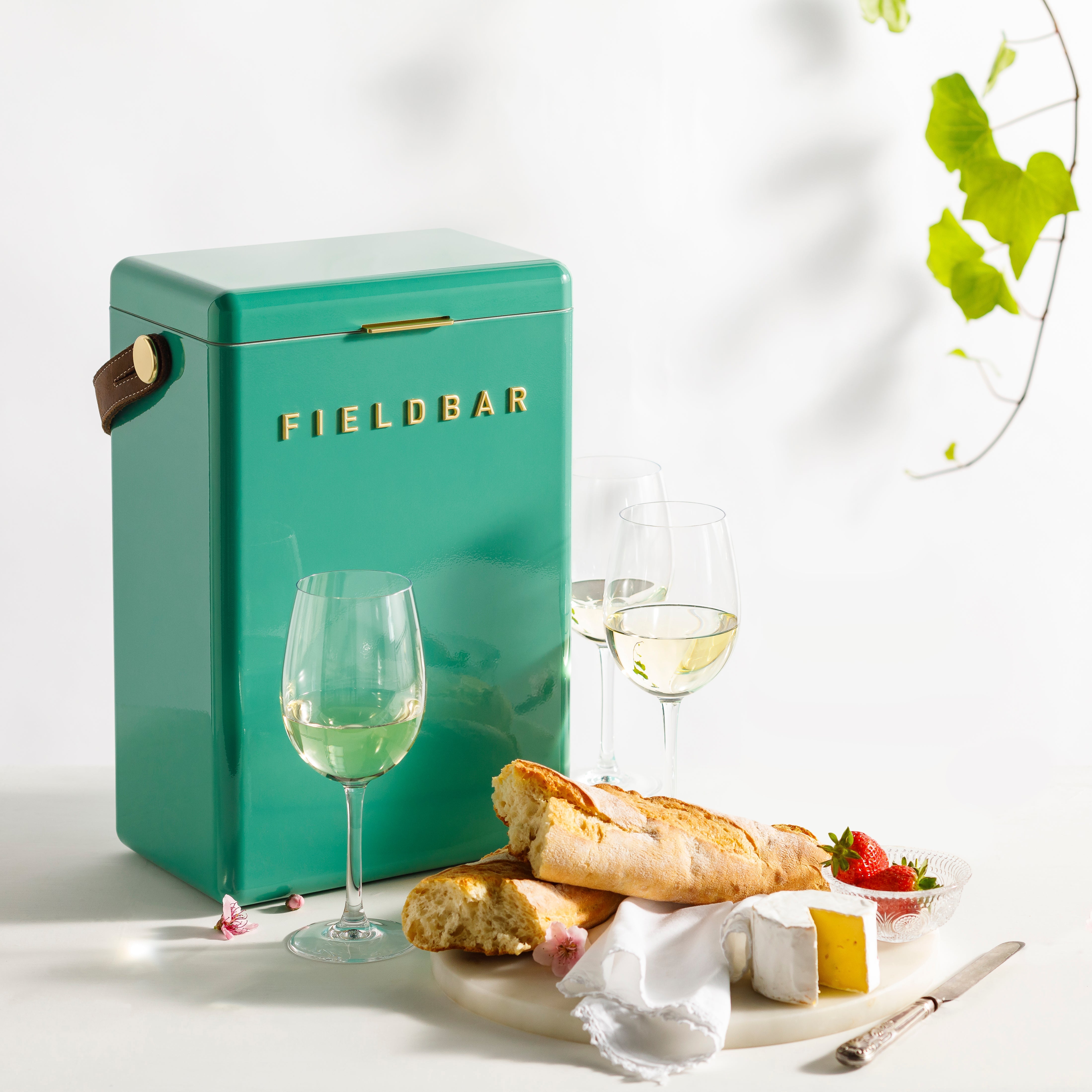 FIELDBAR - Parisian Green Drinks Box. 50 Hours Performance. Cooler box for sale